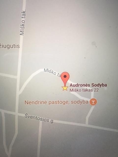 Audrones sodyba Šventoji Exterior foto